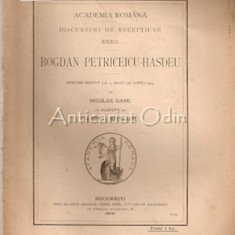 Discurs Rostit La 13 Maiu (26 Iunie) 1909 De Nicolae Gane - B. Petriceicu-Hasdeu