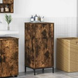 vidaXL Dulap de Baie Stejar afumat 39.5 x 36 x 88 cm Lemn compozit 883399