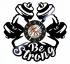 BE STRONG-ceas de perete