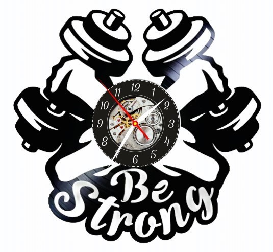 BE STRONG-ceas de perete