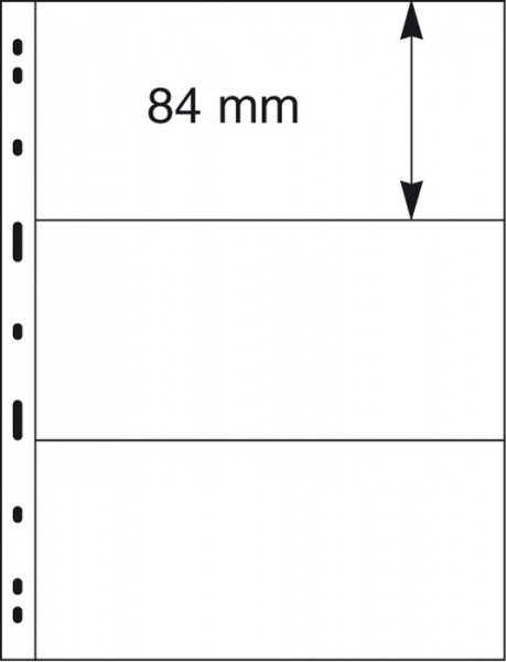 Lindner Uniplate 093 transparent PVC foi pentru banknote - 5 buc.