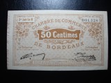 FRANTA BORDEAUX 50 CENTIMES 1914 AUNC