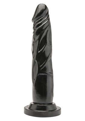 Dildo 18cm Negru Natural Get Real foto