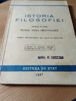 O Istoria Filosofiei cl VIII a manual