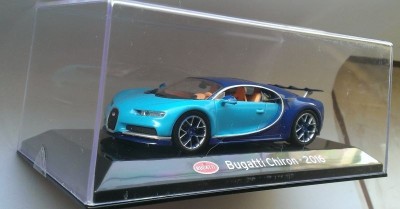 Macheta Bugatti Chiron 2016 - Altaya 1/43 foto