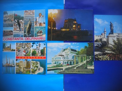 HOPCT LOT NR 537 CONSTANTA-CT-5 CARTI POSTALE-RSR-CIRCULATE foto