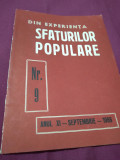DIN EXPERIENTA SFATURILOR POPULARE NR 9 /1966
