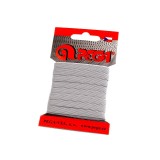 Cumpara ieftin Elastic simplu plat, latime 6.6 mm, lungime 5 m, Gri deschis