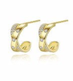Cercei Din Argint cu Perla Gold cod ARG381K, Argintboutique
