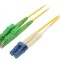 Patch cord fibră OS2 E2000/APC-LC/UPC 3m galben LSZH