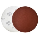 Discuri abrazive KONNER D30, 125 mm, P80, rotunde, fara gauri, AluOxide (set 10 buc)