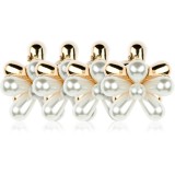 invisibobble Clipstar Pearly Flower clama de par marimea S 4 buc