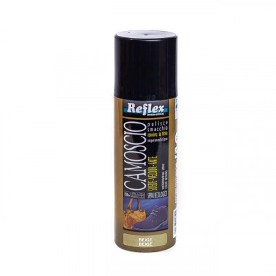Spray pentru piele &amp;icirc;ntoarsă Reflex Camoscio 200ml Bej - Beige foto