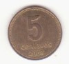 Argentina 5 centavos 2008, America Centrala si de Sud