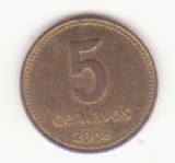 Argentina 5 centavos 2008