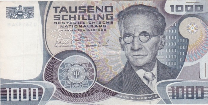 AUSTRIA 1000 SCHILLING 1983 VF