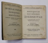 DICTIONAR PORTATIV MAGHIAR - ROMAN SI ROMAN - MAGHIAR de GHEORGHE ALEXICI , EDITIE DE INCEPUT DE SECOL XX