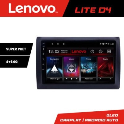 Navigatie Fiat Stilo Lenovo Kit-STILO 4+64 GB Android Waze USB Navigatie Internet Youtube Radio CarStore Technology foto