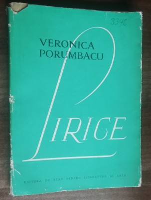 myh 50s - Veronica Porumboiu - Lirice - ed 1957 foto