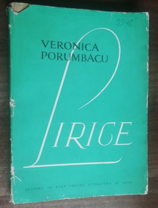 myh 50s - Veronica Porumboiu - Lirice - ed 1957