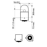 BEC AUXILIAR RY10W 12V SET 10 BUC VISION PHILIPS 2863