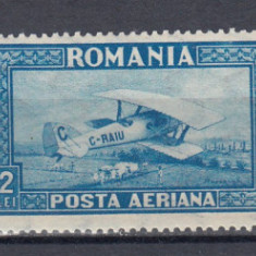 ROMANIA 1928 LP 80 a C. RAIU FILIGRAN VERTICAL SERIE MNH