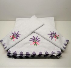 Set 10 Prosoape 100% bumbac, 47x93 cm, 400g/mp, cod P98