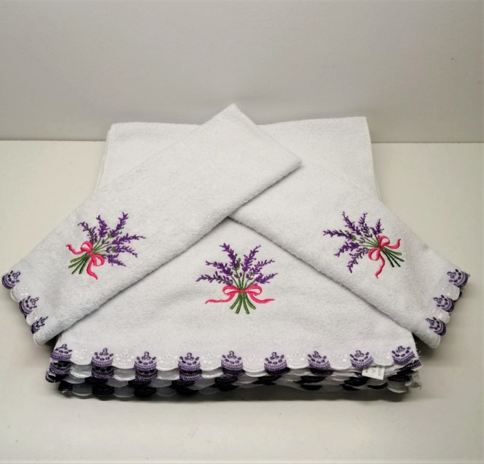 Set 10 Prosoape 100% bumbac, 47x93 cm, 400g/mp, cod P98