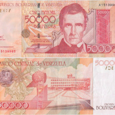 2005 (29 IX), 50,000 Bolívares (P-87a) - Venezuela