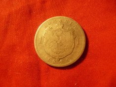 Moneda 1 leu 1894 Carol I ,argint , cal.Buna- F.Buna foto