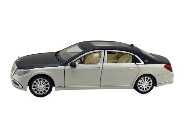 Macheta mercedes benz s-class 1/24 alb negru, sunet, lumini