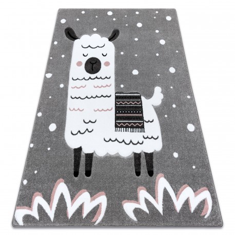 Covor PETIT LAMA gri, 200x290 cm