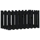 Cumpara ieftin Pat inaltat gradina design gard 100x50x50 cm lemn de pin tratat