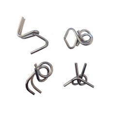 Set puzzle Brain Twister 4 jocuri din Metal, pentru copii si adolescenti, 486CUB