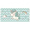 Mousepad Profesional pentru Gaming, 90 x 40 cm, Baza Cauciucata si Cusaturi Laterale, Compatibil Laptop sau Calculator, Premium, Unicorn, CBD CORAL BE