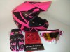 Casca Moto Enduro ATV Ochelari Manusi Cagula Marime S M L XL ABS ECE