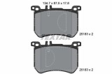 Set placute frana TEXTAR 2518301