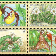 NATIUNILE UNITE - VIENA 1996, Flora, serie neuzata, MNH