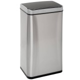 Cos de gunoi cu senzor 5Five, 40L, inox, deschidere automata, argintiu
