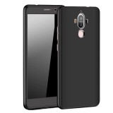 Husa Full cover 360&deg; (fata + spate + sticla) pentru Huawei Mate 20 Lite, neagra