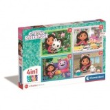 Puzzle Clementoni Gabby's Dollhouse: Activitati 4 in 1