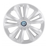 Cumpara ieftin Set 4 Capace Roti Autohelix MSA&reg;, potrivite jantelor de R16, pentru Volkswagen, model terra cromat