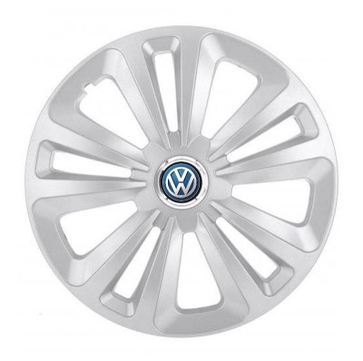 Set 4 Capace Roti Terra Gri R15 pentru Volkswagen foto