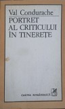 PORTRET AL CRITICULUI IN TINERETE (CU DEDICATIA AUTORULUI CATRE PICTORUL VAL GHEORGHIU)-VAL CONDURACHE-252770