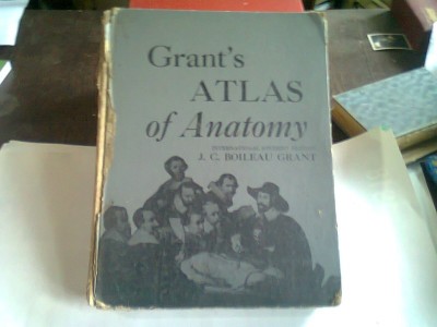 AN ATLAS OF ANATOMY - J.C. BOILEAU GRANT foto