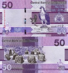 GAMBIA 50 dalasis 2023 UNC!!!