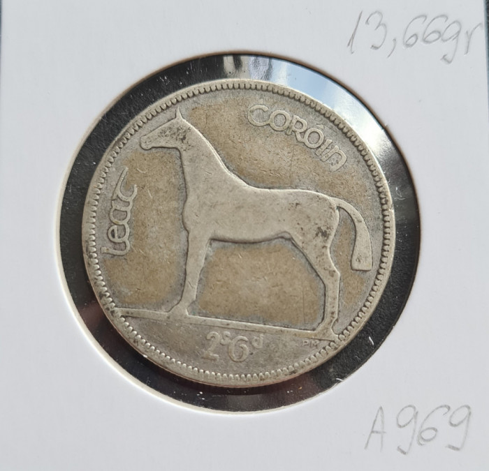 Irlanda Half Crown 1928 13,66 gr