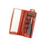 Set șurubelniță cu ceas EXTOL PREMIUM, 22 piese cu biți C.V.; plat 1,5-3mm, PH000-PH1, PZ0-PZ1, imbus: 1,5-3mm, torx: T6-20