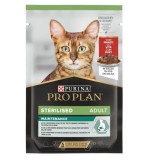 Cumpara ieftin Hrana umeda pentru pisici sterilizate Pro Plan Delicate Nutrisavour cu vita in sos 85 gr