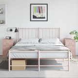 VidaXL Noptiere, 2 buc., 34,5x39x62 , 34,5x39x62 cm, oțel